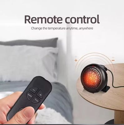 Electric 900W LED Display 3S Fast Heating Ceramic Mini Heater with Adjustable Thermostat