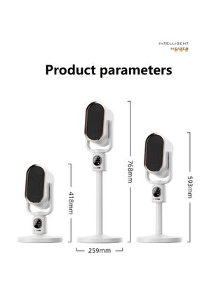 Standing Desk Heater With Shaking Head And Remote Control For Winter Summer Air Flow