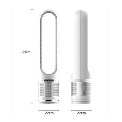 50 Inch Bladeless Fan Air Circulation Tower Fan for Safe and Intelligent Purification
