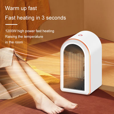 English Operating Language Desktop Electric Room Heater 1200W PTC Portable Fan Heater