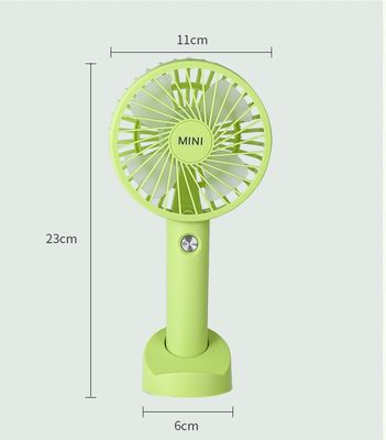 Silk Screen Printing Mini Fan Portable Handheld USB Fan with 1200mAh Battery Capacity