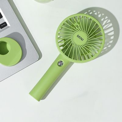 Portable Handheld Mini Fan with 4 Rotary Vane and Rechargeable USB Power