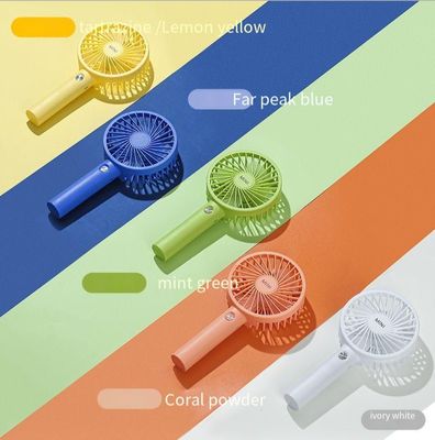 Portable Handheld Mini Fan with 4 Rotary Vane and Rechargeable USB Power