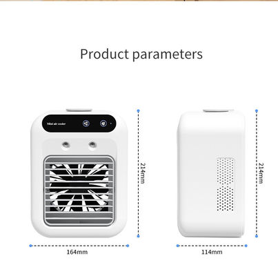 Silk Screen Printing Personal Space Air Cooler with USB Power and Manual Switch Control