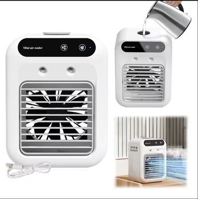 Silk Screen Printing Personal Space Air Cooler with USB Power and Manual Switch Control