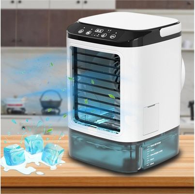 7 Colors Led Light Air Cooler With Spray Mist Function For Hotel Room Cooling Solution