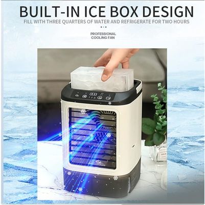 Portable Rechargeable Air Cooler Quiet Desk Cooling Fan for Home Office English Language