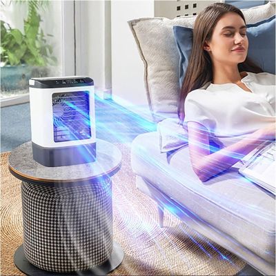 Portable Rechargeable Air Cooler Quiet Desk Cooling Fan for Home Office English Language
