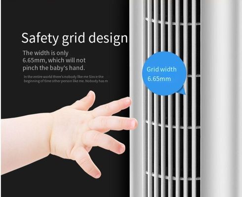 45W Electric Bladeless Tower Fan For Office and Home Cooling NO App-Controlled Without Vane