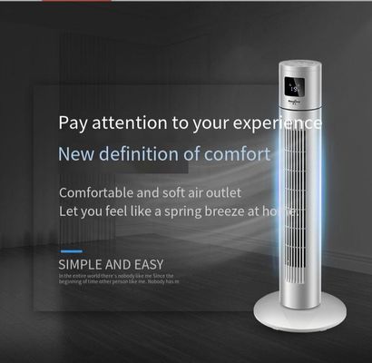 45W Electric Bladeless Tower Fan For Office and Home Cooling NO App-Controlled Without Vane