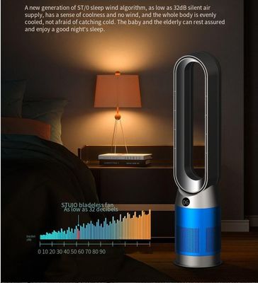 Smart 3 In 1 Tower Fan Floor Fan With Cooling And Heating Functions And Remote Control
