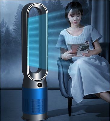 Large Vertical Bladeless Fan Air Purifier Fan App-Controlled Remote Control Home Smart