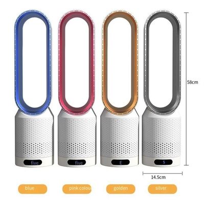 20 Inch Floor Standing Silent Electric Fan Air Purification Circulating Fan Bladeless