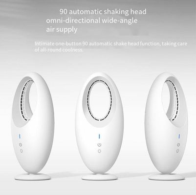 English Operating Language Portable and Rechargeable USB Bladeless Desk Fan for Garage