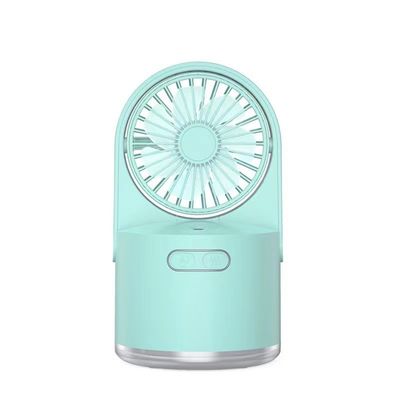 2 in 1 Mini Fan Humidifier Portable Fan with Function Rechargeable USB Electric Fan