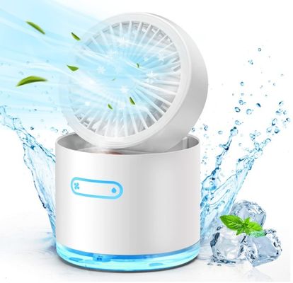 USB Rechargeable Table Fan for Home Office Foldable Desk Fan Misting Rechargeable