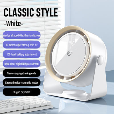 Touch Controlled Bladeless Fan for Silent Air Circulation and DC4.2V Power Supply