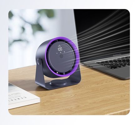 Cooling Solution 2 in 1 Electric Table Fan with Touch Display Control and 5 Speed Adjust