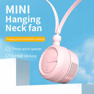 Portable Bladeless Neck Fan for Outdoor without Rotary Vane and Rechargeable Battery