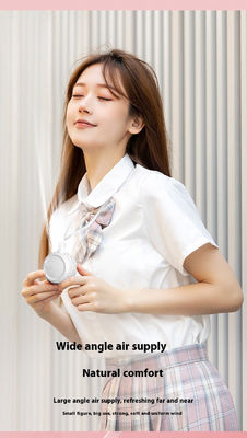 Neck Wearable Portable Hanging Neck Fan with High Wind Capacity and DC5V Power Supply