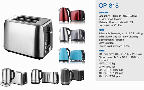 Portable Cordless Toaster 750W Power 304S/S Heating Plate HY-MB