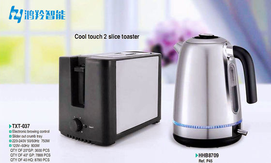 Household Stainless Steel Cool Touch Toaster for Private Mold and Slice Function