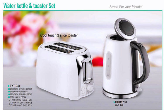 750W Power Stainless Steel Toaster with Cool Touch and Mechanical Timer Control