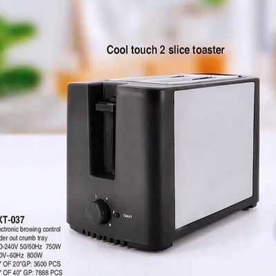 Hotel Room Service Stainless Steel Electric Toaster with Variable Browning Control