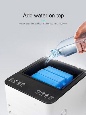 Hotel Floor Standing Evaporative Water Air Cooler with Remote Control and Touch Screen