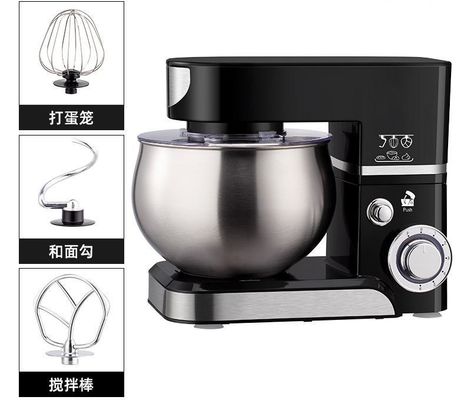 Multifunctional 5L Kitchen Stand Mixer with 6-Speed Setting and Variable Speed Function