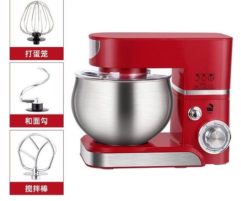 Multifunctional 5L Kitchen Stand Mixer with 6-Speed Setting and Variable Speed Function