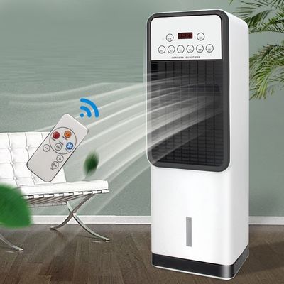 Portable 5L Remote Control Cooling Heating Dual Air Conditioner with Vertical Bladeless Fa