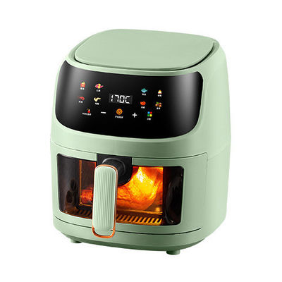 Intelligence Digital Electric Air Fryer with 8L Capacity and Stainless Steel Material