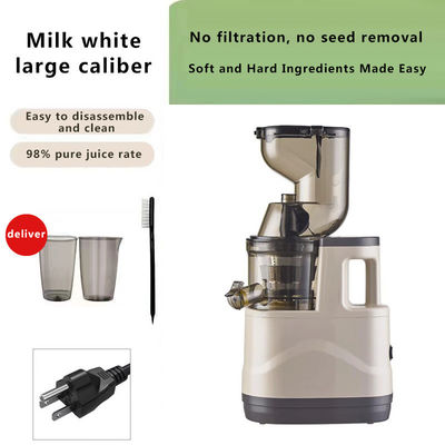 Electric Power Source Big Mouth Stainless Steel Slow Juicer Machine