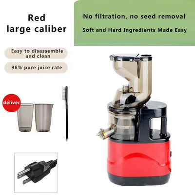 Electric Power Source Big Mouth Stainless Steel Slow Juicer Machine
