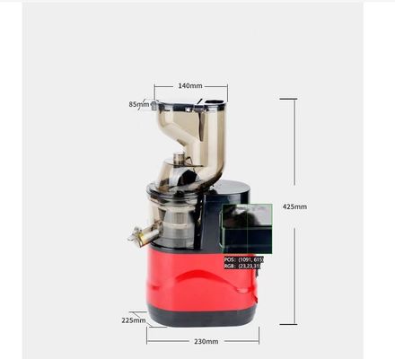Electric Power Source Big Mouth Stainless Steel Slow Juicer Machine
