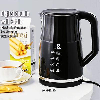 Electric Kettle with Automatic Shut-Off and Boil-Dry Protection
