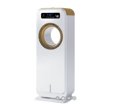Personal Mobile Water Air Conditioner With Remote Control and Leafless Mist Spray Fan
