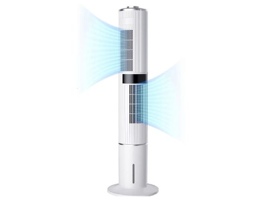 Powerful Swing Bladeless Mist Fan with Detachable Washable Dust Filter and Touch Control