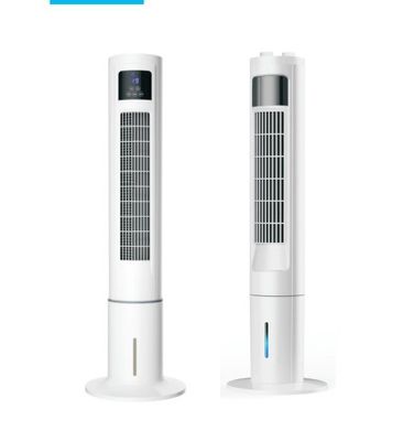 Powerful Swing Bladeless Mist Fan with Detachable Washable Dust Filter and Touch Control
