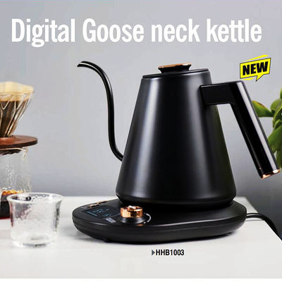Stainless Steel Electric Water Kettle with App-Controlled Keep Warm Function