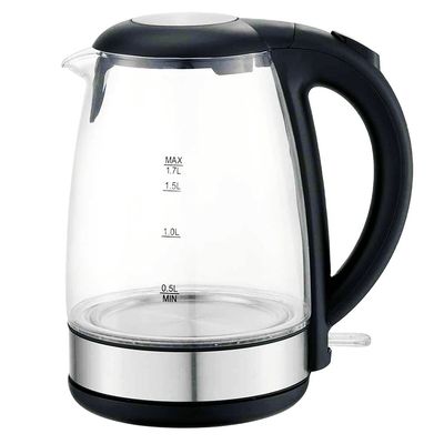 NO App-Controlled Electric Glass Kettle for Hotel 50/60Hz Rate App-Controlled