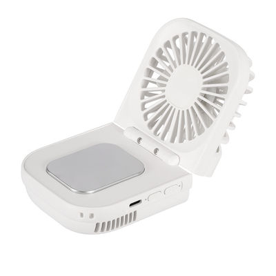 2000mAh USB Rechargeable Handheld Fan for Portable Air Cooling and Neck Wearable Design