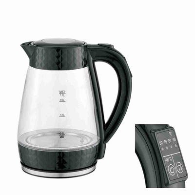NO App-Controlled Electric Glass Kettle for Hotel 50/60Hz Rate App-Controlled