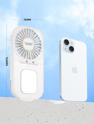 2000mAh USB Rechargeable Handheld Fan for Portable Air Cooling and Neck Wearable Design