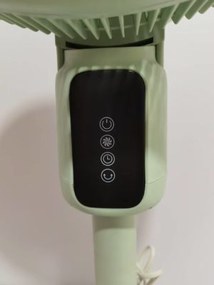 Automatic Shaking Head Circulation Fan 12 inch LED Display Vertical Floor Cooling Fan