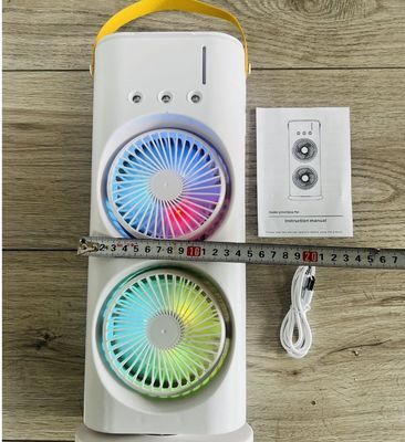 6 Rotary Vane USB Line Power Supply Double-Ended Spray Fan for Rechargeable Home Office