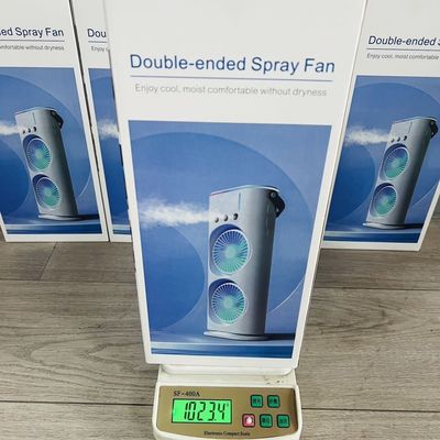 Household White Dual Fan Air Cooler with Remote Control and Cooling Function