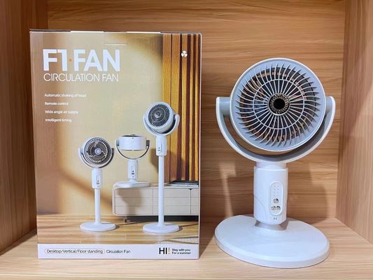 24.5*24CM Tower Pedestal Fans USB Charging Smart Timing Shaking Head Air Circulation Fan