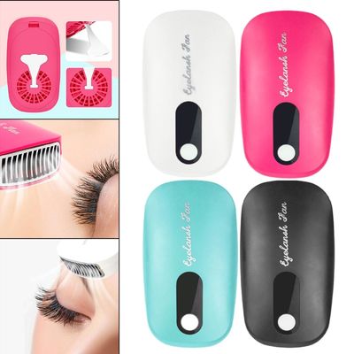 USB Powered Mini Portable Eyelash Fan for Extensions User Manual and Cable Included